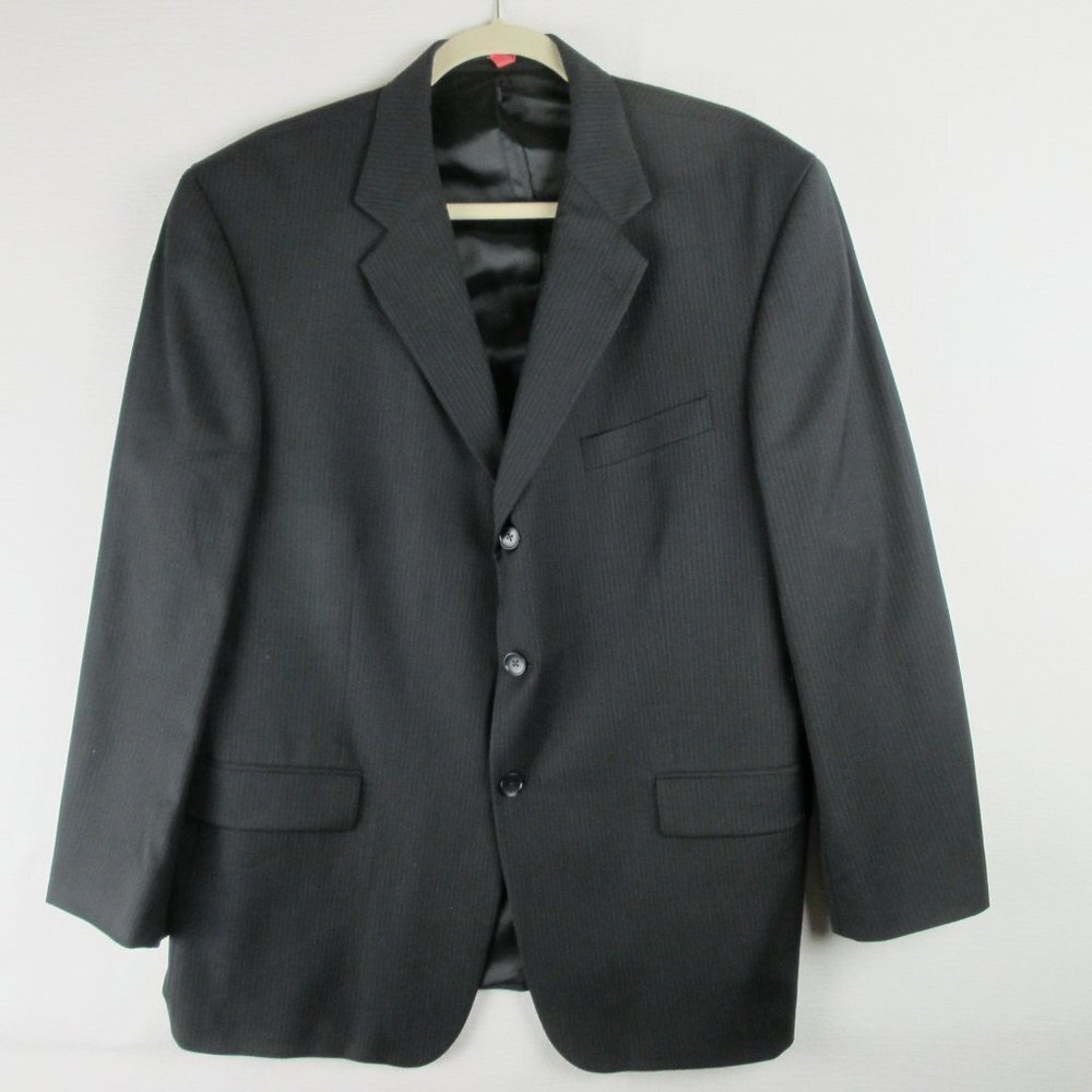 Alfani Pinstripe Suit Coat Size 44S Three Button